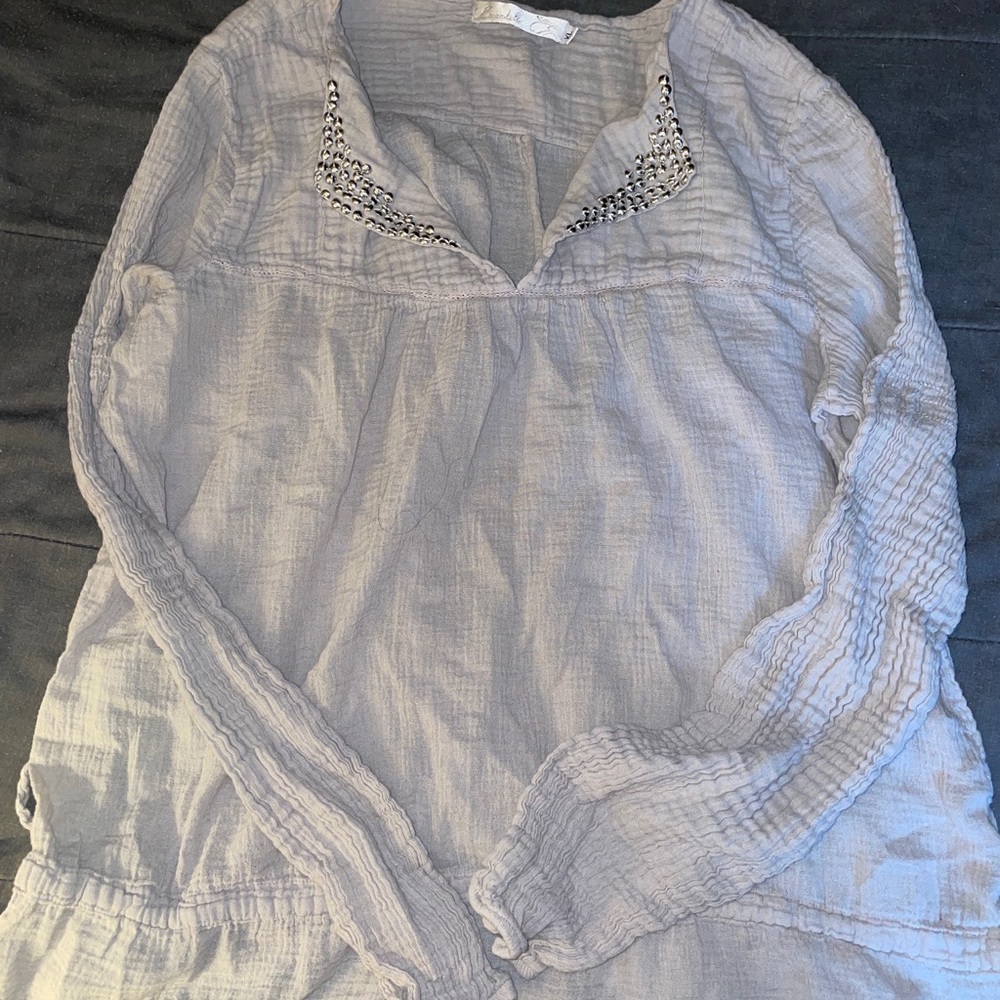 Escandelle Grey Women’s Blouse